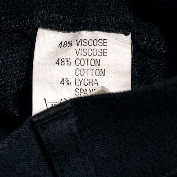 APC High Rise Skinny Jeans Womens S Small Black Stretch Solid Casual A.P.C. A09X - Picture 5 of 5